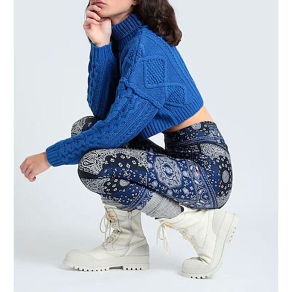 8 by Yoox Leather Cap Top Lace Up Boots - Picture 1 of 6